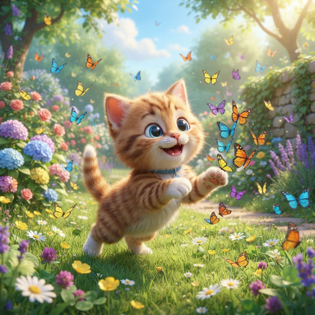 Иллюстрация: Котёнок 🐾