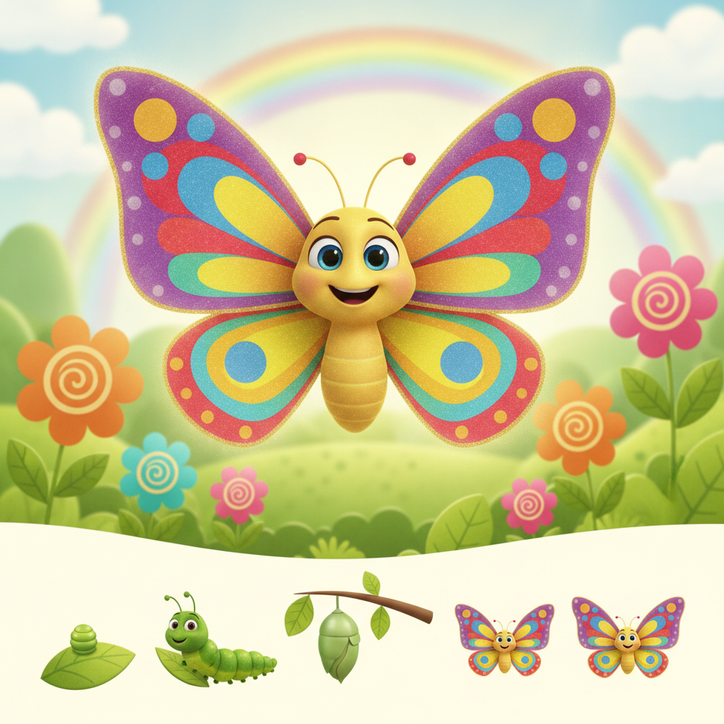 Иллюстрация: Бабочка 🦋